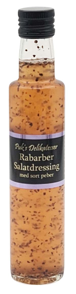 Rabarber Salatdressing med sort peber