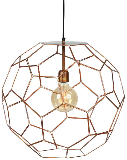 It's About RoMi Hanging lamp iron wire Marrakesh copper, L