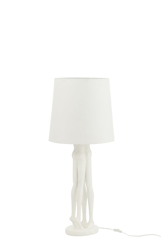 J-Line by Jolipa LAMP COUPLE RESIN LAMP SMALL