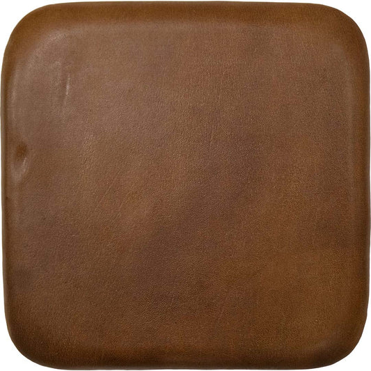 Trademark Living Sitt stolehynde i brun til høj skammel